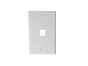 BattleBorn GC-ACWP1W - DS 1 Port Keystone Wall Plate (WHITE) BattleBorn GC-ACWP1W - DS 1 Port Keystone Wall Plate (WHITE)
