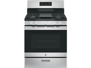GE JGBS66REKSS 5.0 cu. ft. Stainless Free Standing Gas Range GE JGBS66REKSS 5.0 cu. ft. Stainless Free Standing Gas Range