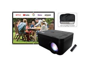 Naxa 150 inch Home Theater LCD Projector Combo with Built-In DVD Player