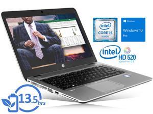 HP EliteBook Intel Core i5-6300U 14.0" FHD Laptop, 16GB RAM, 256GB SSD