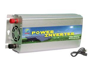 Solinba 500w on grid tie pure sine wave power inverter DC22-56v to AC 90-130v, 46-65Hz, USA plug, Silver color