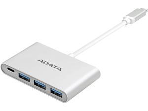 ADATA USB-C Hub (with 3X USB 3.1 + 1x USB-C Port) Silver