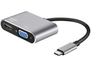 LIBEI RJ45 for Windows 10 in 1 Converter USB 3.0 2 in 1 Computer Accessories Type-C to HDMI VGA USB Hubs Type C Adapter HDMI Docking Station(2 in 1,Grey) LIBEI RJ45 for Windows 10 in 1 Converter USB 3.0 2 in 1 Computer Accessories Type-C to HDMI VGA USB Hubs Type C Adapter HDMI Docking Station(2 in 1,Grey)