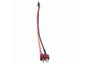 Deans T-Plug male To JR Futaba male Adapter 6" 20awg Wire LED RC battery FPV Deans T-Plug male To JR Futaba male Adapter 6" 20awg Wire LED RC battery FPV