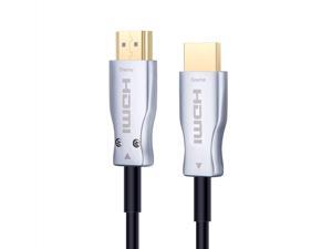 HDMI Hybrid Copper Optical Cable 164ft 4K 60HZ - HDMI 2.0, Light High Speed Supports HDCP 2.2, 18.2Gbps Bandwidth, Ultra Slim and Flexible with Optic Technology HDMI Hybrid Copper Optical Cable 164ft 4K 60HZ - HDMI 2.0, Light High Speed Supports HDCP 2.2, 18.2Gbps Bandwidth, Ultra Slim and Flexible with Optic Technology