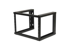 NavePoint 6U Wall Mount Open Frame 19" Server Equipment Rack Threaded 16 inch depth Black NavePoint 6U Wall Mount Open Frame 19" Server Equipment Rack Threaded 16 inch depth Black