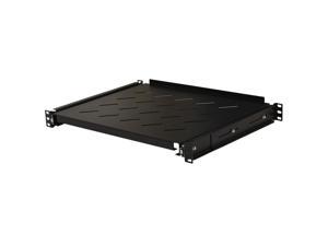 Raising Electronics Sliding Rack Server Shelf 1U 19'' 4 Post Rack  Mount-Adjustable 15''-22