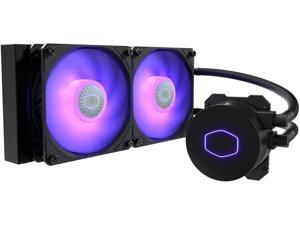 Cooler Master MasterLiquid ML240L RGB V2, Close-Loop AIO CPU Liquid Cooler, 3rd Gen Dual Chamber Pump, 240 Radiator, Dual SickleFlow 120mm for AMD Ryzen/Intel 1151 (MLW-D24M-A18PC-R2) Cooler Master MasterLiquid ML240L RGB V2, Close-Loop AIO CPU Liquid Cooler, 3rd Gen Dual Chamber Pump, 240 Radiator, Dual SickleFlow 120mm for AMD Ryzen/Intel 1151 (MLW-D24M-A18PC-R2)