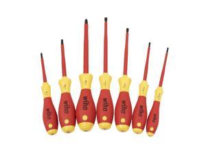 7 Piece Color Coded Electrician's 1000V Insulated Screwdriver Set GS/VDE Cert 