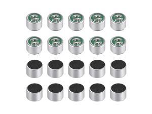 9767 52dB Electret Microphone Pickup 9.7mm x 7mm Cylindrical Condenser MIC with Solder Joint for PCB 20 Pcs 9767 52dB Electret Microphone Pickup 9.7mm x 7mm Cylindrical Condenser MIC with Solder Joint for PCB 20 Pcs