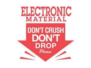 3" x 3" Electronic Material Don't Crush Don't Drop Please Labels (500 per Roll) 3" x 3" Electronic Material Don't Crush Don't Drop Please Labels (500 per Roll)