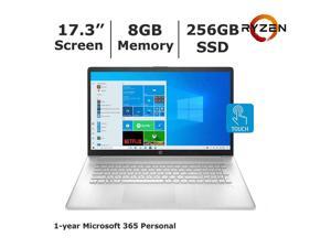 HP 17.3" Touch 17-cp0056nr AMD Ryzen 3 3250u, 8GB DDR4, 256GB SSD, AMD Radeon Graphics, Webcam, Bluetooth, Windows 10 Home, Silver HP 17.3" Touch 17-cp0056nr AMD Ryzen 3 3250u, 8GB DDR4, 256GB SSD, AMD Radeon Graphics, Webcam, Bluetooth, Windows 10 Home, Silver