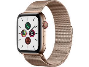Apple Watch Series 5 (GPS + Cellular) - 44 mm - gold stainless steel - smart watch with milanese loop - steel mesh - gol Apple Watch Series 5 (GPS + Cellular) - 44 mm - gold stainless steel - smart watch with milanese loop - steel mesh - gol