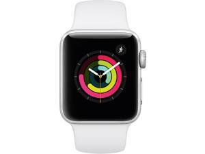 Apple Watch Series 3 GPS, 38mm Silver Aluminium Case with White Sport Band Apple Watch Series 3 GPS, 38mm Silver Aluminium Case with White Sport Band