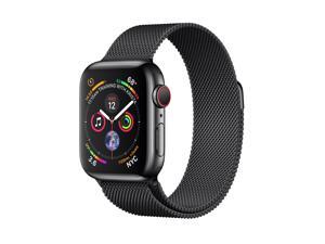 Apple MTVM2B/A Watch Series 4 GPS + Cellular, 40mm Space Black Stainless Steel Case Space Black Milanese Loop Apple MTVM2B/A Watch Series 4 GPS + Cellular, 40mm Space Black Stainless Steel Case Space Black Milanese Loop