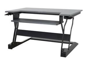 Ergotron 33-397-085 WorkFit-T, Standing Desk Workstation (Black with Grey Surface)