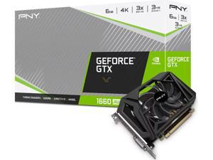 PNY GeForce GTX 1660 SUPER Single Fan - Graphics card - GF GTX 1660 SUPER - 6 GB GDDR6 - PCIe 3.0 x16 - DVI, HDMI, Displ