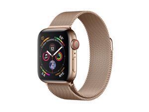 Apple MTVQ2B/A Watch Series 4 GPS + Cellular, 40mm Gold Stainless Steel Case with Gold Milanese Loop Apple MTVQ2B/A Watch Series 4 GPS + Cellular, 40mm Gold Stainless Steel Case with Gold Milanese Loop