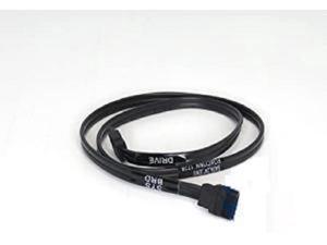 Mixed 50-LOT SATA  HDD Data Cable Right Angle Straight HP Dell Lenovo IBM 