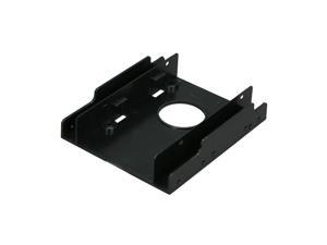 2 bay 2.5-Inch HDD/SSD to 3.5" Floppy Drive Bay Internal Hard Drive Adapter Plastic Mounting Bracket Converter Kit 2 bay 2.5-Inch HDD/SSD to 3.5" Floppy Drive Bay Internal Hard Drive Adapter Plastic Mounting Bracket Converter Kit