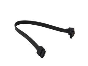 10 inch SATA3 SATA III 6Gb/s Serial ATA DATA cable w/ latch Locking (90 Degree to 180 Degree) for Hard Drive Disk HDD / SSD - Black 10 inch SATA3 SATA III 6Gb/s Serial ATA DATA cable w/ latch Locking (90 Degree to 180 Degree) for Hard Drive Disk HDD / SSD - Black