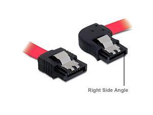 0.5 Meter SATA3 SATA III 6Gb/s Serial ATA DATA cable w/ latch Locking (Right Side 90 Degree to 180 Degree) f - Red 0.5 Meter SATA3 SATA III 6Gb/s Serial ATA DATA cable w/ latch Locking (Right Side 90 Degree to 180 Degree) f - Red