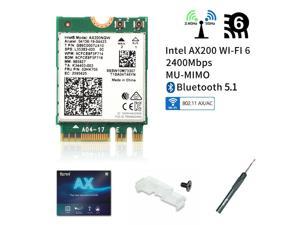 Intel WiFi 6 AX200 Wireless Network Card 802.11ax MU-MIMO 160MHz Bluetooth 5.1