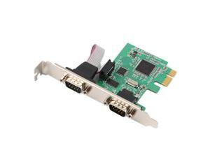 PCI-E PCI Express to 2 Ports COM 9 Pin Serial RS232 Card Adapter Win 7 VISTA XP PCI-E PCI Express to 2 Ports COM 9 Pin Serial RS232 Card Adapter Win 7 VISTA XP