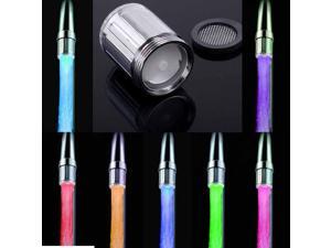LED Water Faucet Light Colorful Changing Glow Shower Head Kitchen Tap Aerators Water Saving Aerator SDF-A6