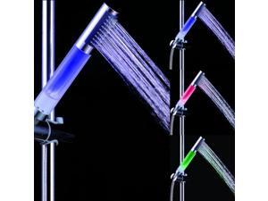Bathroom Selfpower LED Shower Head 3 Color Changing Temperature Sensor LED Light Shower Handheld Shower SDS-A13