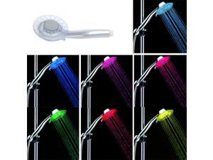 Led Shower Head Light 7 Color Changing Water Rainfall Hand-held Showerhead with 2 Mode SDS-A3