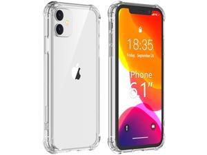 Heavy Duty Protection Case For iPhone 11 Pro Max 6.5" Four Corner Strengthen Silicon Clear Cover