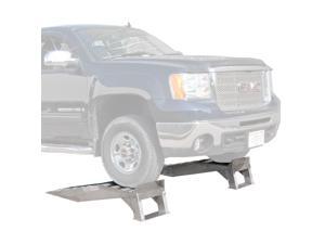 Pair of Aluminum Pickup Truck Wheel Riser Service Ramps Pair of Aluminum Pickup Truck Wheel Riser Service Ramps