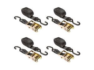 2" x 18' Ratchet Straps with S-Hooks - 4 Pack 2" x 18' Ratchet Straps with S-Hooks - 4 Pack