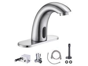 Aquaterior Touchless Faucet Automatic Sensor Cold Hot Water Hands Free Bathroom