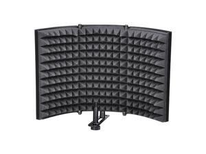 Yescom Studio Microphone Isolation Shield Acoustic Foam 2/3 Panel Sound Absorbing Recording Panel Stand Mount Yescom Studio Microphone Isolation Shield Acoustic Foam 2/3 Panel Sound Absorbing Recording Panel Stand Mount