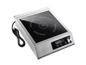 3500W Commercial Induction Cooktop Electric Stove Burner Rapid Heating Stainless Steel