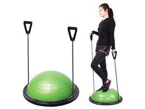 Yoga Exericse Balance Trainer Step Ball 59cm w/ Strings & Pump Green Yoga Exericse Balance Trainer Step Ball 59cm w/ Strings & Pump Green