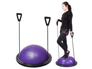 Yoga Exericse Balance Trainer Step Ball 59cm w/ Strings & Pump Purple Yoga Exericse Balance Trainer Step Ball 59cm w/ Strings & Pump Purple
