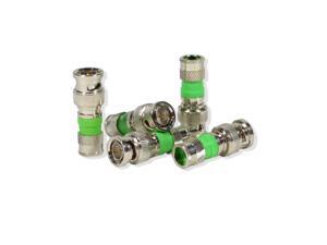 10 pack BNC Compression Connector Adapter for RG59 Coax Cable CCTV Camera