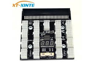 Black PCI-E 17x 6Pin Power Supply Breakout Board Adapter Converter 12V for Ethereum BTC Antminer Miner Mining HP Server PSU GPU Black PCI-E 17x 6Pin Power Supply Breakout Board Adapter Converter 12V for Ethereum BTC Antminer Miner Mining HP Server PSU GPU