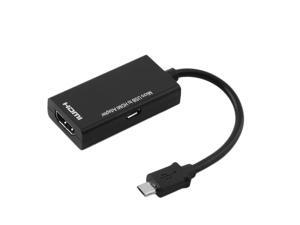 Display Port Micro USB To HDMI Adapter Cable Converter Black 12cm Portable Light Weight Easy to Use For Smart Phone TV projector Display Port Micro USB To HDMI Adapter Cable Converter Black 12cm Portable Light Weight Easy to Use For Smart Phone TV projector
