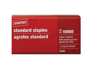 Standard Staples 5 000/Box x 2 PK 10 000 Count (13425-US) 648695 Standard Staples 5 000/Box x 2 PK 10 000 Count (13425-US) 648695