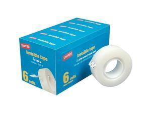 Staples Invisible Tape 3/4" x 1296" 6-Pack (52380-P6) 483535 Staples Invisible Tape 3/4" x 1296" 6-Pack (52380-P6) 483535