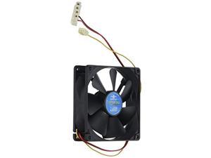 Vantec Thermoflow TF9225 92x92x25mm Double Ball Bearing Temperature Controlled Case Fan (Black)
