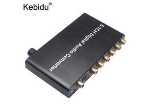 kebidu 5.1CH Digital Audio Converter Decoder AY77 SPDIF Coaxial to RCA DTS AC3 digital to 5.1 Amplifier Analog for PS3 DVD kebidu 5.1CH Digital Audio Converter Decoder AY77 SPDIF Coaxial to RCA DTS AC3 digital to 5.1 Amplifier Analog for PS3 DVD
