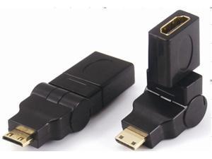 360 degree Rotating 90 angle Mini HDMI Male to HDMI Female Adapter Convertor 360 degree Rotating 90 angle Mini HDMI Male to HDMI Female Adapter Convertor