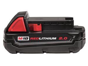 Milwaukee Electric Tool - 48-11-1820 - M18 REDLITHIUM 2.0 Compact Battery Pack Milwaukee Electric Tool - 48-11-1820 - M18 REDLITHIUM 2.0 Compact Battery Pack