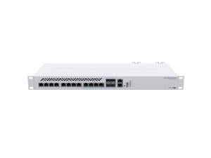 MikroTik - CRS312-4C+8XG-RM - Cloud Router Switch 312-4C+8XG-RM with 8x 1G/2.5G/5G/10G LAN, 4x Combo ports (Gigabit LAN