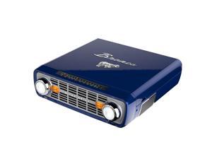 Ion Audio - BRONCO-NAVY - 4-in-1 Retro Music Center in Navy Ion Audio - BRONCO-NAVY - 4-in-1 Retro Music Center in Navy